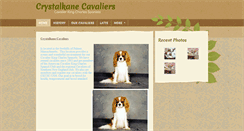 Desktop Screenshot of crystalkanecavaliers.com